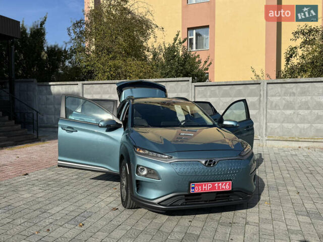 Синий Хендай Kona, объемом двигателя 0 л и пробегом 89 тыс. км за 16999 $, фото 25 на Automoto.ua