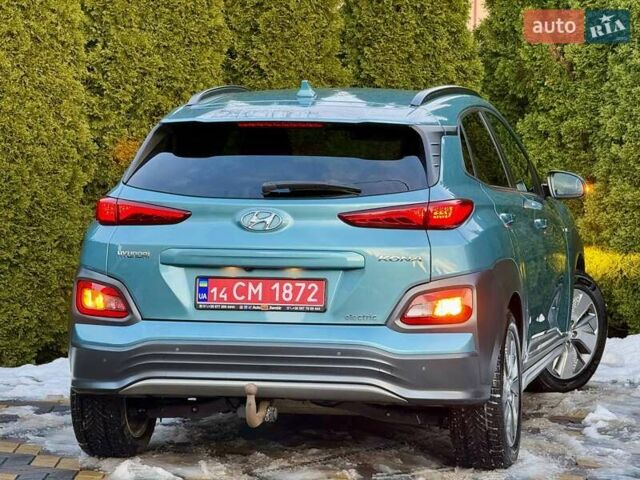 Синий Хендай Kona, объемом двигателя 0 л и пробегом 105 тыс. км за 17200 $, фото 7 на Automoto.ua