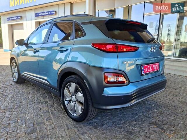 Синий Хендай Kona, объемом двигателя 0 л и пробегом 104 тыс. км за 18500 $, фото 10 на Automoto.ua