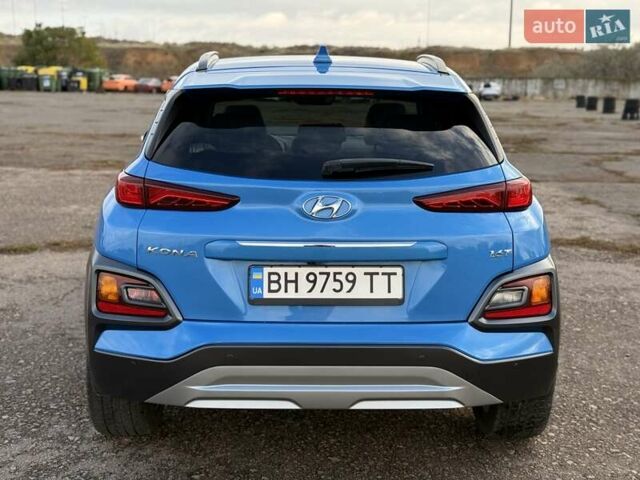 Синий Хендай Kona, объемом двигателя 1.6 л и пробегом 53 тыс. км за 15500 $, фото 7 на Automoto.ua