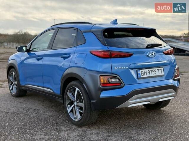 Синий Хендай Kona, объемом двигателя 1.6 л и пробегом 53 тыс. км за 15500 $, фото 6 на Automoto.ua
