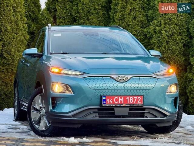 Синий Хендай Kona, объемом двигателя 0 л и пробегом 105 тыс. км за 17200 $, фото 1 на Automoto.ua