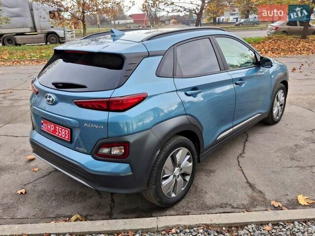 Синий Хендай Kona, объемом двигателя 0 л и пробегом 105 тыс. км за 18600 $, фото 8 на Automoto.ua