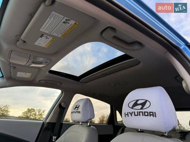 Синий Хендай Kona, объемом двигателя 1.6 л и пробегом 53 тыс. км за 15500 $, фото 17 на Automoto.ua