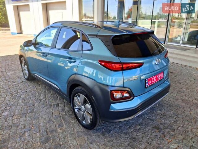 Синий Хендай Kona, объемом двигателя 0 л и пробегом 104 тыс. км за 18500 $, фото 11 на Automoto.ua