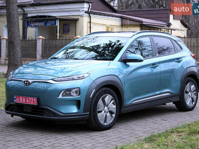 Синий Хендай Kona, объемом двигателя 0 л и пробегом 51 тыс. км за 19300 $, фото 1 на Automoto.ua