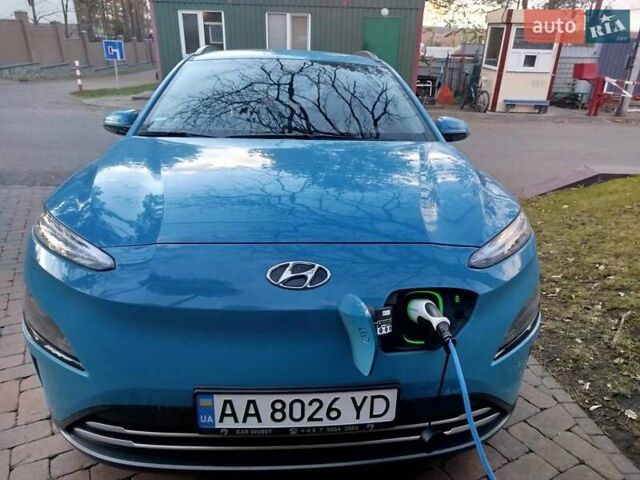 Синий Хендай Kona, объемом двигателя 0 л и пробегом 63 тыс. км за 15500 $, фото 1 на Automoto.ua