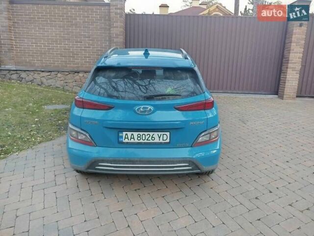 Синий Хендай Kona, объемом двигателя 0 л и пробегом 63 тыс. км за 15500 $, фото 4 на Automoto.ua