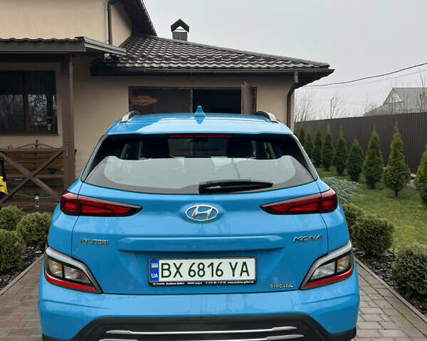Синий Хендай Kona, объемом двигателя 0 л и пробегом 81 тыс. км за 16950 $, фото 6 на Automoto.ua