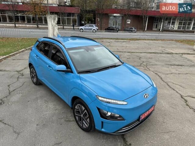 Синий Хендай Kona, объемом двигателя 0 л и пробегом 21 тыс. км за 17900 $, фото 8 на Automoto.ua