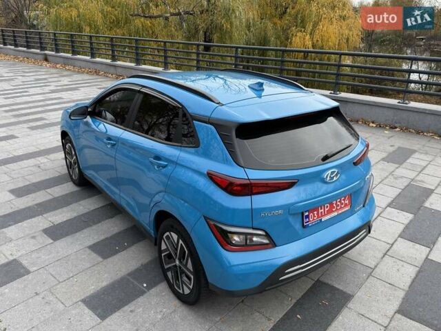 Синий Хендай Kona, объемом двигателя 0 л и пробегом 21 тыс. км за 17900 $, фото 9 на Automoto.ua