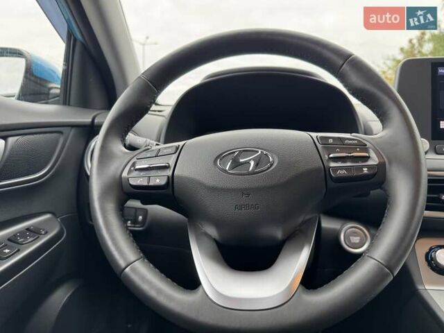 Хендай Kona 2022 в Днепре (Днепропетровске) на Automoto.ua Синий Хендай Kona, объемом двигателя 0 л и пробегом 21 тыс. км за 17800 $, фото 15 на Automoto.ua