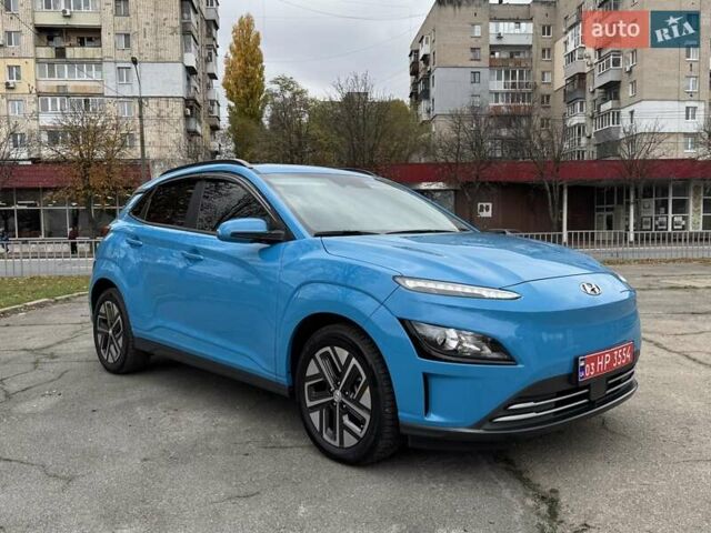 Синий Хендай Kona, объемом двигателя 0 л и пробегом 21 тыс. км за 17900 $, фото 6 на Automoto.ua
