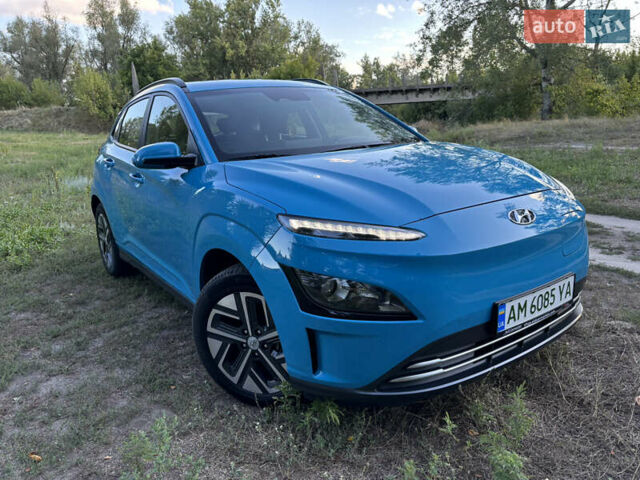 Синий Хендай Kona, объемом двигателя 0 л и пробегом 61 тыс. км за 16500 $, фото 3 на Automoto.ua