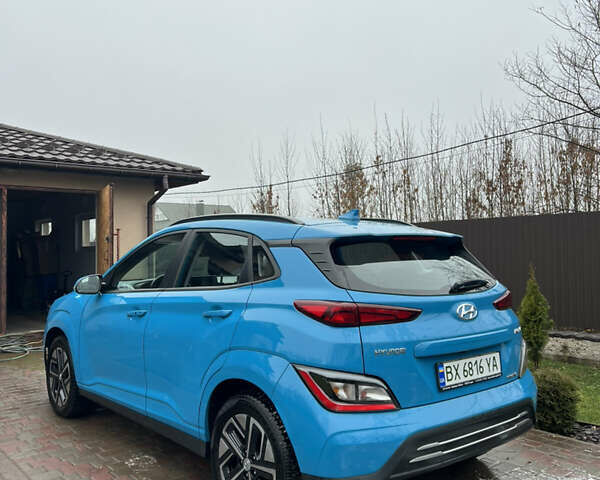 Синий Хендай Kona, объемом двигателя 0 л и пробегом 81 тыс. км за 16950 $, фото 7 на Automoto.ua