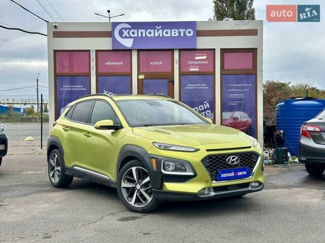 Зеленый Хендай Kona, объемом двигателя 1.59 л и пробегом 76 тыс. км за 15800 $, фото 2 на Automoto.ua