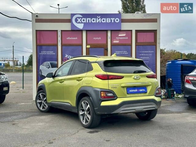 Зеленый Хендай Kona, объемом двигателя 1.59 л и пробегом 76 тыс. км за 15800 $, фото 6 на Automoto.ua