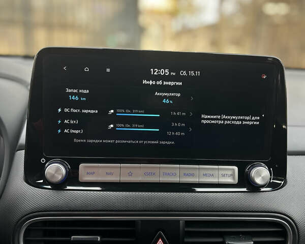 Білий Хендай Kona Electric, об'ємом двигуна 0 л та пробігом 59 тис. км за 15870 $, фото 12 на Automoto.ua