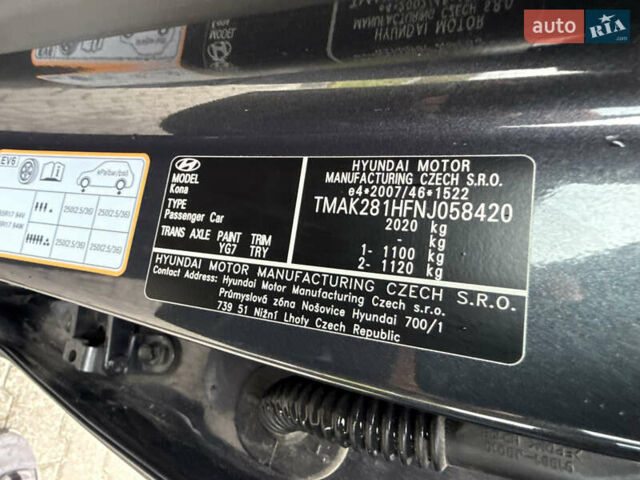 Черный Хендай Kona Electric, объемом двигателя 0 л и пробегом 20 тыс. км за 16999 $, фото 28 на Automoto.ua