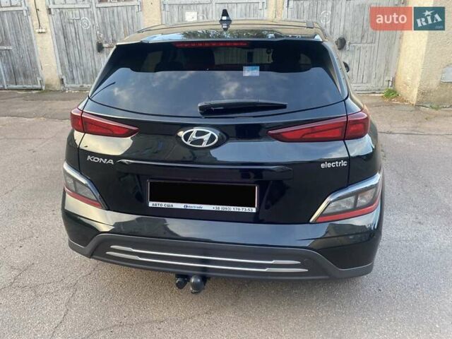 Черный Хендай Kona Electric, объемом двигателя 0 л и пробегом 50 тыс. км за 23500 $, фото 5 на Automoto.ua