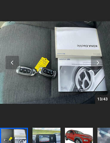 Красный Хендай Kona Electric, объемом двигателя 0 л и пробегом 100 тыс. км за 17900 $, фото 63 на Automoto.ua