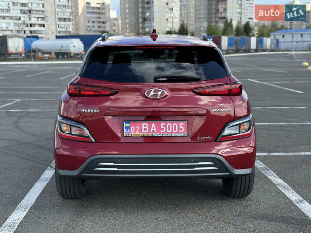 Красный Хендай Kona Electric, объемом двигателя 0 л и пробегом 53 тыс. км за 16900 $, фото 11 на Automoto.ua