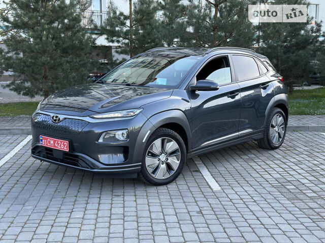 Серый Хендай Kona Electric, объемом двигателя 0 л и пробегом 106 тыс. км за 18400 $, фото 8 на Automoto.ua