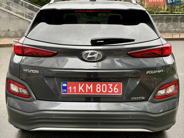 Серый Хендай Kona Electric, объемом двигателя 0 л и пробегом 130 тыс. км за 18500 $, фото 25 на Automoto.ua