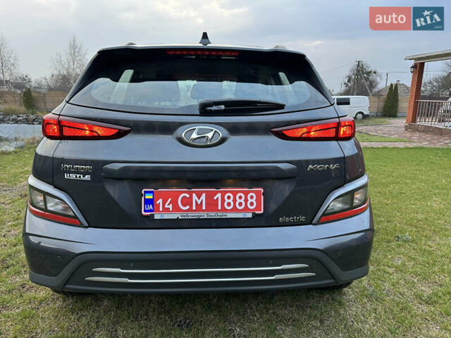 Сірий Хендай Kona Electric, об'ємом двигуна 0 л та пробігом 23 тис. км за 17900 $, фото 5 на Automoto.ua