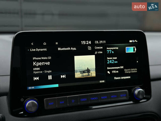 Серый Хендай Kona Electric, объемом двигателя 0 л и пробегом 63 тыс. км за 17900 $, фото 24 на Automoto.ua