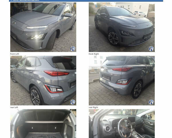 Сірий Хендай Kona Electric, об'ємом двигуна 0 л та пробігом 44 тис. км за 17600 $, фото 13 на Automoto.ua