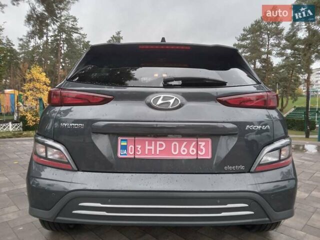 Сірий Хендай Kona Electric, об'ємом двигуна 0 л та пробігом 59 тис. км за 16890 $, фото 11 на Automoto.ua