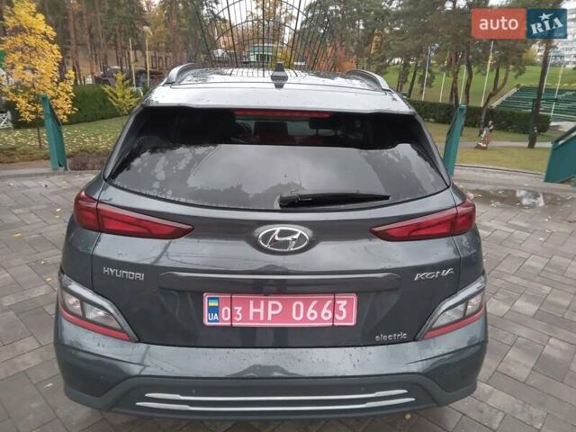Сірий Хендай Kona Electric, об'ємом двигуна 0 л та пробігом 59 тис. км за 16890 $, фото 10 на Automoto.ua
