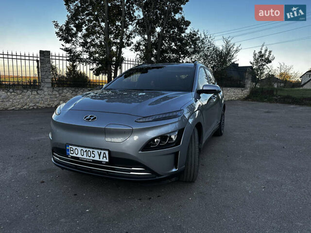 Серый Хендай Kona Electric, объемом двигателя 0 л и пробегом 55 тыс. км за 22000 $, фото 12 на Automoto.ua