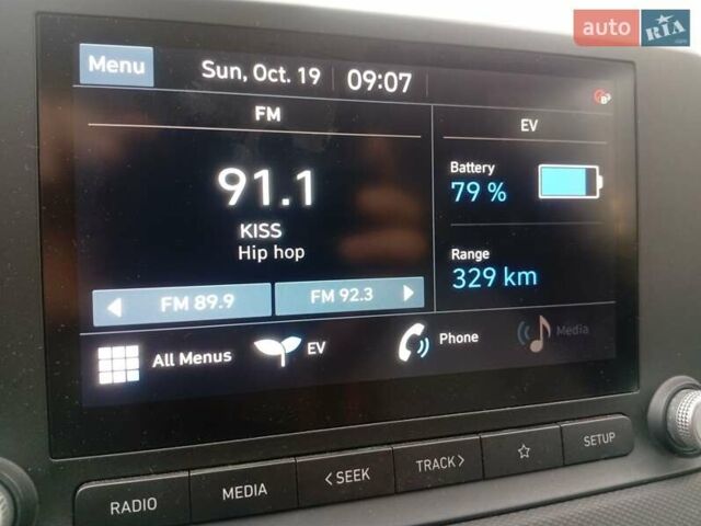 Серый Хендай Kona Electric, объемом двигателя 0 л и пробегом 76 тыс. км за 16000 $, фото 4 на Automoto.ua