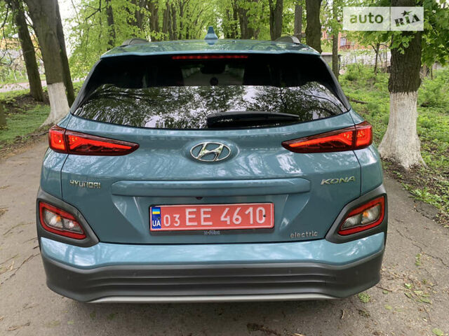 Синий Хендай Kona Electric, объемом двигателя 0 л и пробегом 119 тыс. км за 18800 $, фото 17 на Automoto.ua