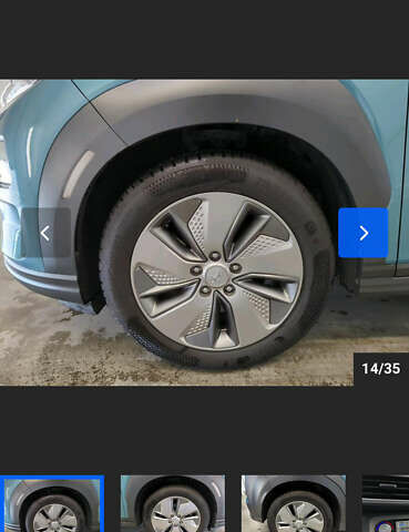 Синий Хендай Kona Electric, объемом двигателя 0 л и пробегом 134 тыс. км за 17800 $, фото 81 на Automoto.ua