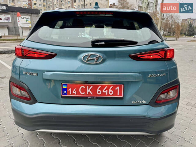Синий Хендай Kona Electric, объемом двигателя 0 л и пробегом 134 тыс. км за 17800 $, фото 18 на Automoto.ua