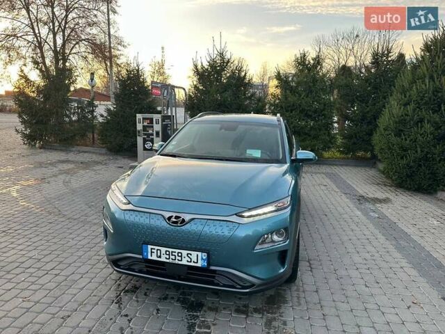 Синий Хендай Kona Electric, объемом двигателя 0 л и пробегом 49 тыс. км за 16500 $, фото 6 на Automoto.ua