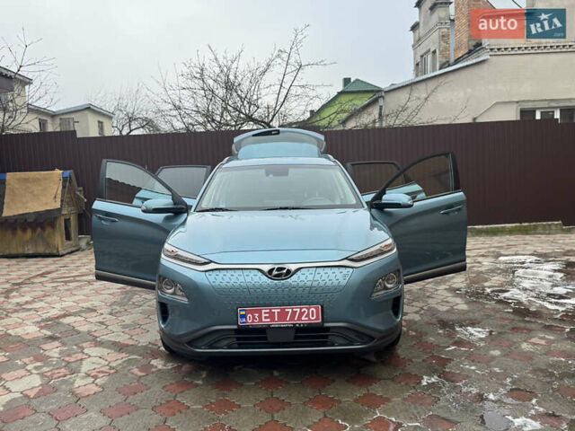Синий Хендай Kona Electric, объемом двигателя 0 л и пробегом 55 тыс. км за 15800 $, фото 26 на Automoto.ua