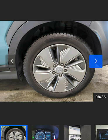 Синий Хендай Kona Electric, объемом двигателя 0 л и пробегом 134 тыс. км за 17800 $, фото 75 на Automoto.ua