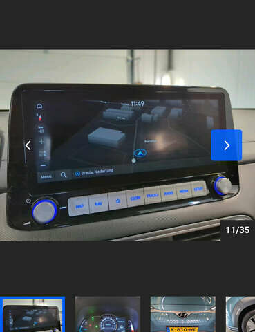 Синий Хендай Kona Electric, объемом двигателя 0 л и пробегом 134 тыс. км за 17800 $, фото 78 на Automoto.ua