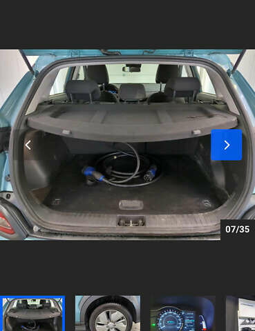 Синий Хендай Kona Electric, объемом двигателя 0 л и пробегом 134 тыс. км за 17800 $, фото 74 на Automoto.ua