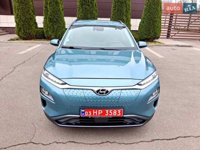 Синий Хендай Kona Electric, объемом двигателя 0 л и пробегом 107 тыс. км за 18400 $, фото 4 на Automoto.ua