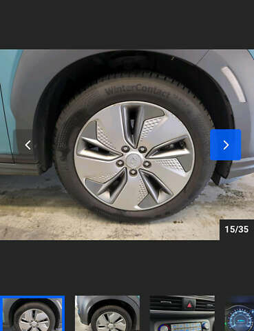 Синий Хендай Kona Electric, объемом двигателя 0 л и пробегом 134 тыс. км за 17800 $, фото 82 на Automoto.ua