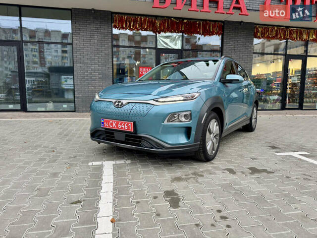 Синий Хендай Kona Electric, объемом двигателя 0 л и пробегом 134 тыс. км за 17800 $, фото 1 на Automoto.ua