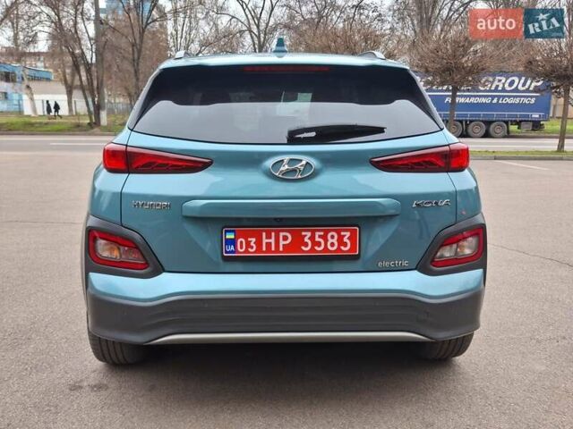 Синий Хендай Kona Electric, объемом двигателя 0 л и пробегом 107 тыс. км за 18400 $, фото 9 на Automoto.ua