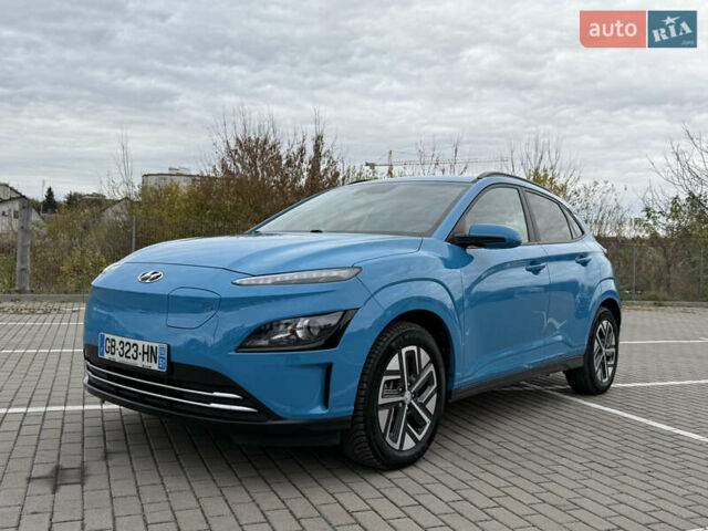 Синий Хендай Kona Electric, объемом двигателя 0 л и пробегом 50 тыс. км за 16500 $, фото 1 на Automoto.ua