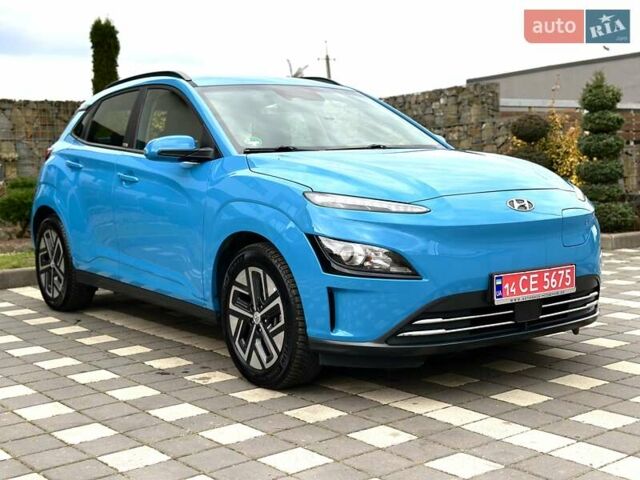 Синий Хендай Kona Electric, объемом двигателя 0 л и пробегом 49 тыс. км за 19950 $, фото 48 на Automoto.ua