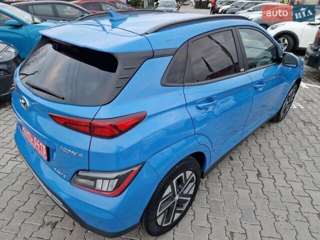 Синий Хендай Kona Electric, объемом двигателя 0 л и пробегом 95 тыс. км за 16600 $, фото 12 на Automoto.ua